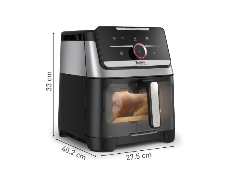 Tefal Easy Fry Smart & Silence EY876DE0, Varmluftsteger, 7 L, 2 kg, 40 °C, 220 °C, 6 person(er)