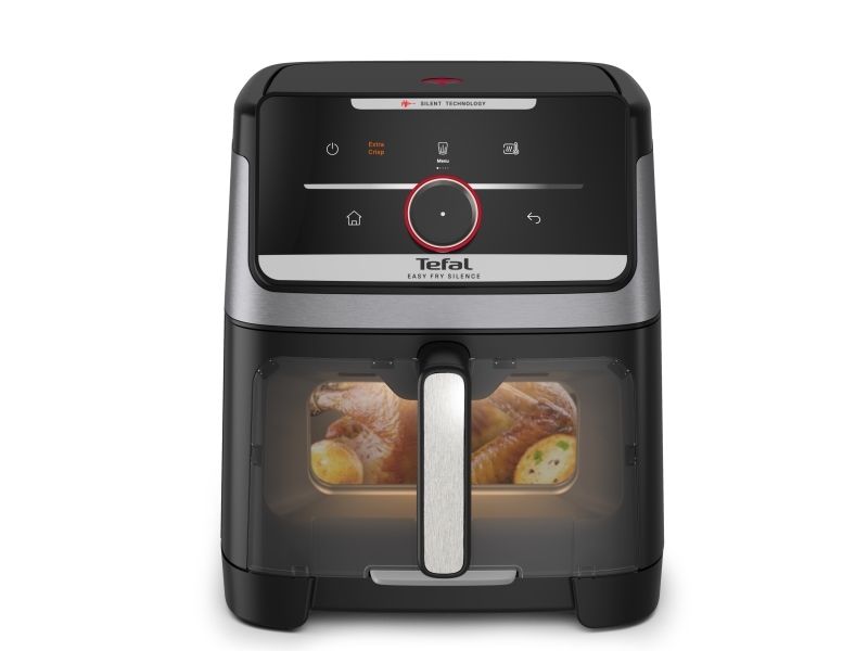 Tefal Easy Fry Smart & Silence EY876DE0, Varmluftsteger, 7 L, 2 kg, 40 °C, 220 °C, 6 person(er)