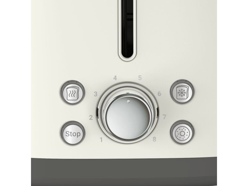 Tefal Collection TT720AE0, 2 skive(r), Hvid, Rise, Knapper, Dreje, 850 W, 220 - 240 V