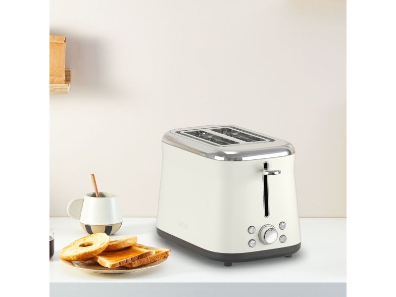 Tefal Collection TT720AE0, 2 skive(r), Hvid, Rise, Knapper, Dreje, 850 W, 220 - 240 V