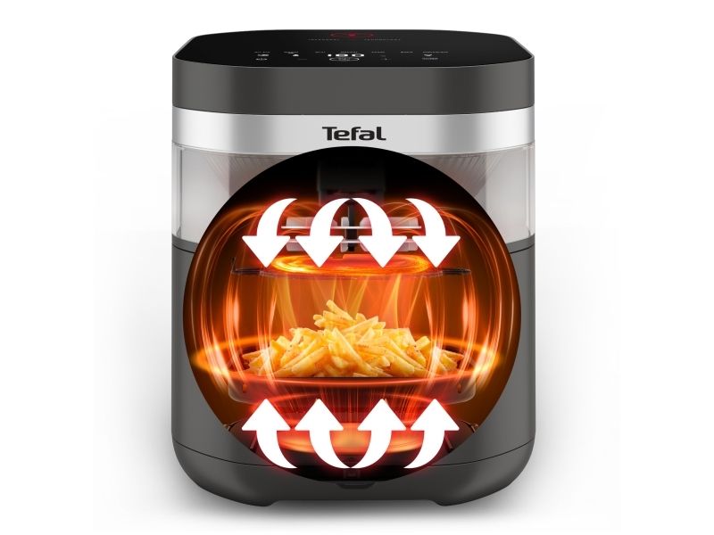 Tefal Easy Fry Infrared EY832HE0, Varmluftsteger, 7 L, 1,5 kg, 80 °C, 240 °C, 4 person(er)