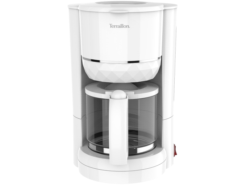Kaffemaskine Diamond 1,25L 980W Drypstop hvid