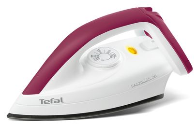 Tefal EasyGliss FS4030, Tør strygejern, Durilium strygesål, 1,8 m, Bourgogne, Hvid, 1200 W, 132 mm billede 1