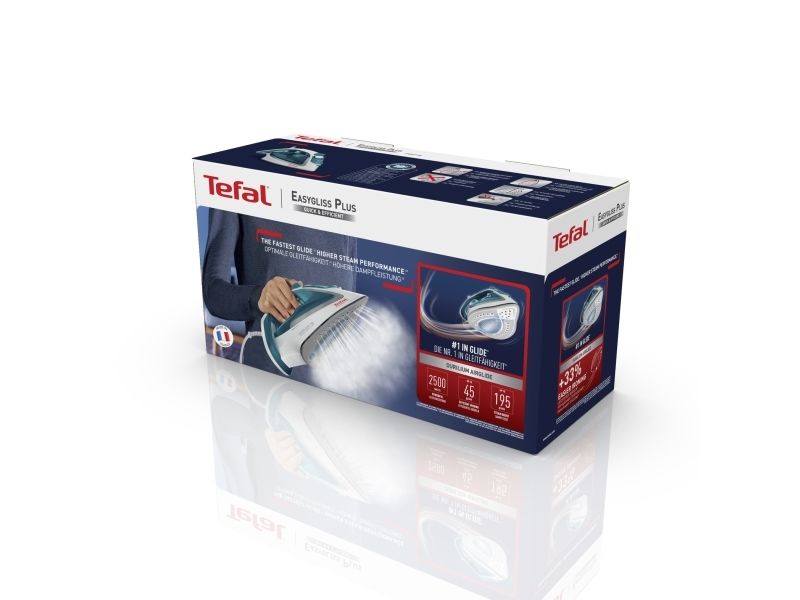 Tefal Dampstrygejern Easygliss Plus FV5718E0 billede 1