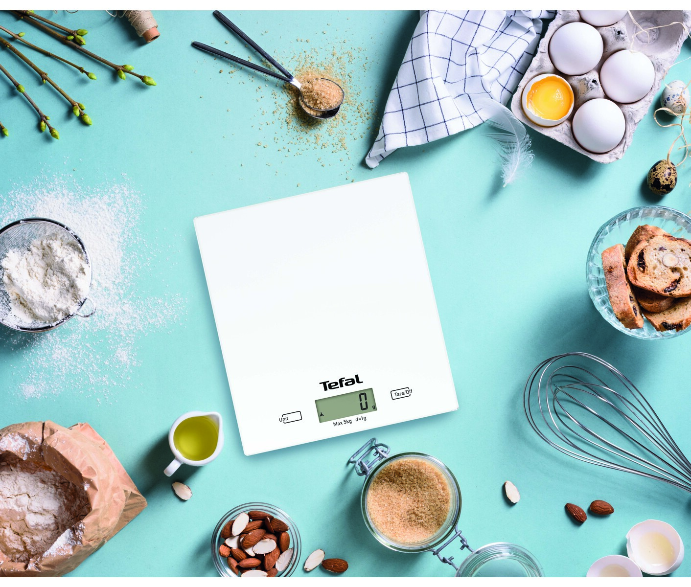 Tefal Essential White Køkkenvægt billede 4