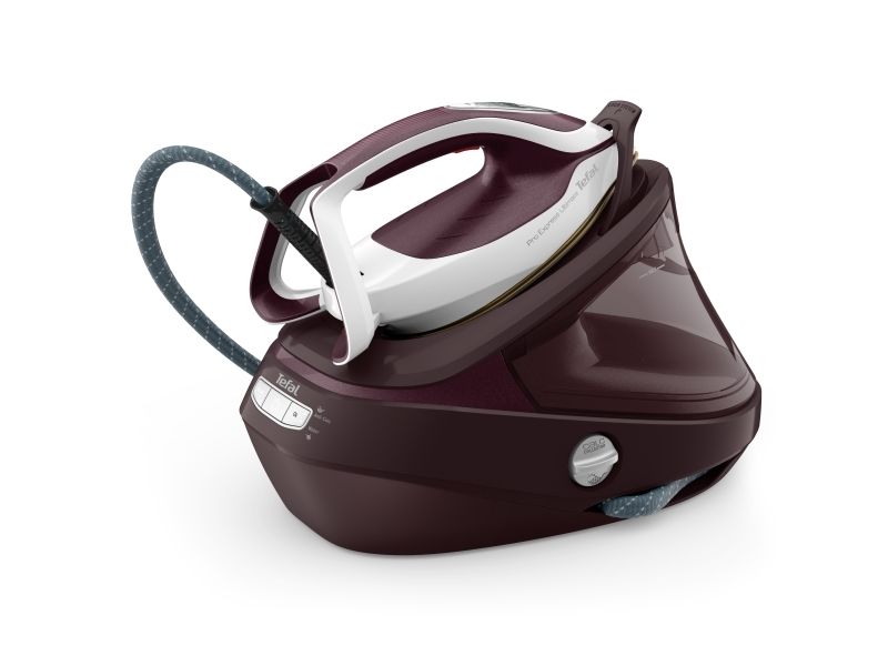 Tefal Pro Express Ultimate II GV9721E0 - Dampstrygejern med automatisk afbrydelse - såleplade: Durilium AirGlide Autoclean - 3000 W - mørkerødt metal billede 2
