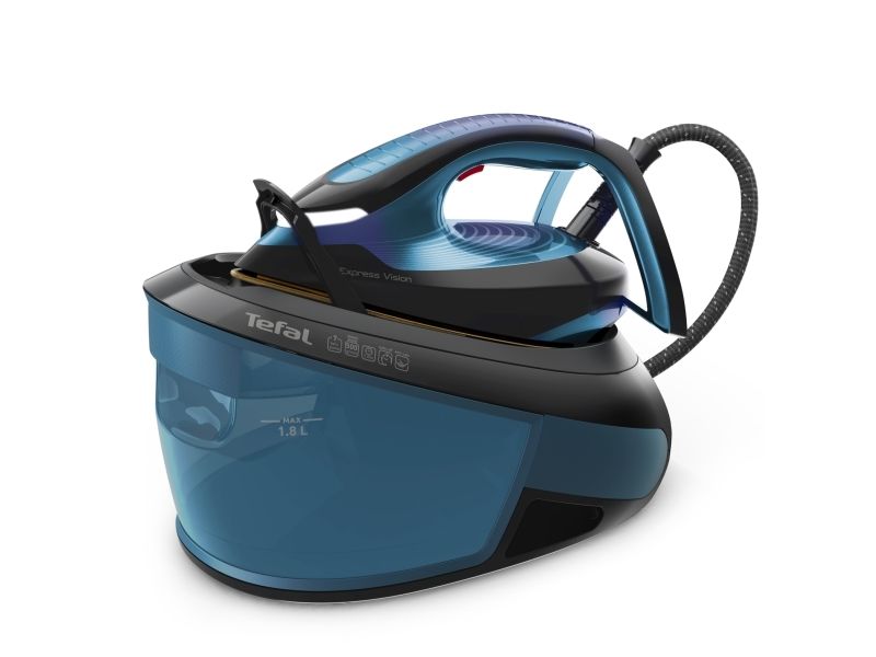 Tefal Dampstrygejern Express Vision SV8151 - steam generator iron - sole plate: Durilium AirGlide Autoclean billede 2