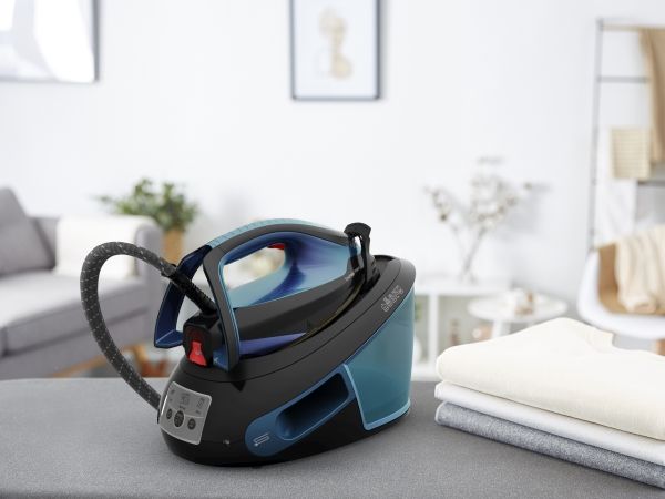 Tefal Dampstrygejern Express Vision SV8151 - steam generator iron - sole plate: Durilium AirGlide Autoclean billede 3