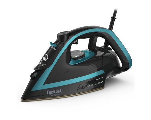 Tefal Dampstrygejern Puregliss FV8066E0 - steam iron - sole plate: Durilium AirGlide Autoclean billede 1