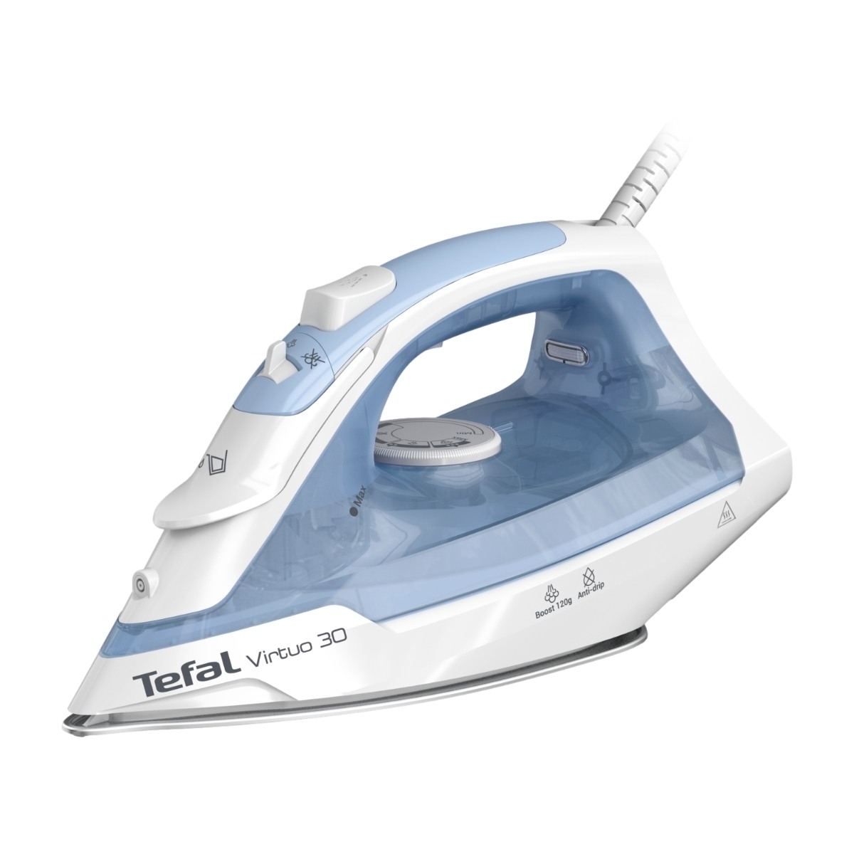 Tefal Virtuo 30 Calm Blue Strygejern billede 2