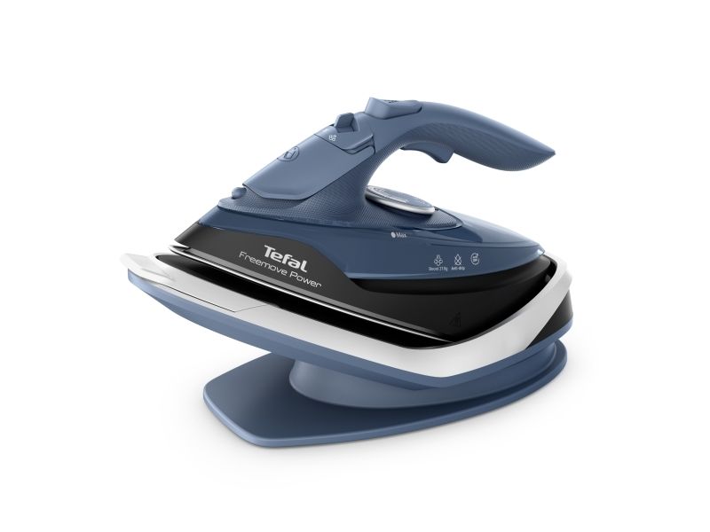 Tefal Freemove Power FV6675E0 - Dampstrygejern med automatisk afbrydelse - trådløs - såleplade: Ceramic Easy Gliding - 2830 W billede 2