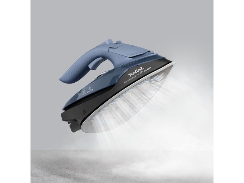 Tefal Freemove Power FV6675E0 - Dampstrygejern med automatisk afbrydelse - trådløs - såleplade: Ceramic Easy Gliding - 2830 W billede 4