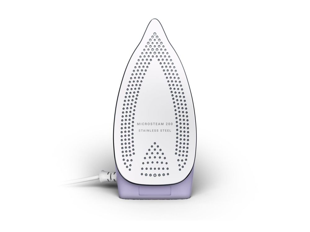 Tefal First Class DB1612E0 - Dampstrygejern - såleplade: Microsteam 200 rustfrit stål - 1000 W - lilla billede 2