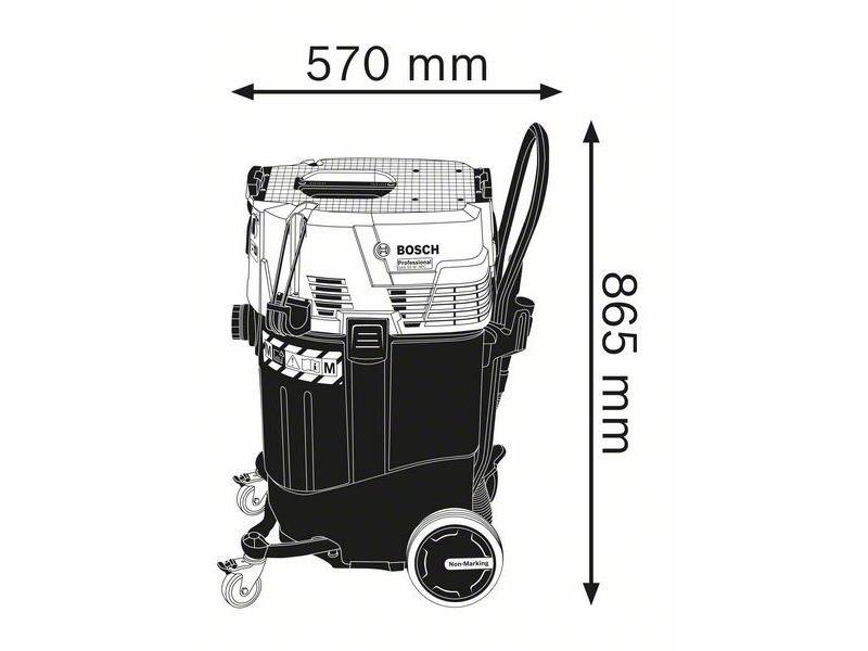 Bosch Professional Støvsuger GAS 55 M AFC billede 3
