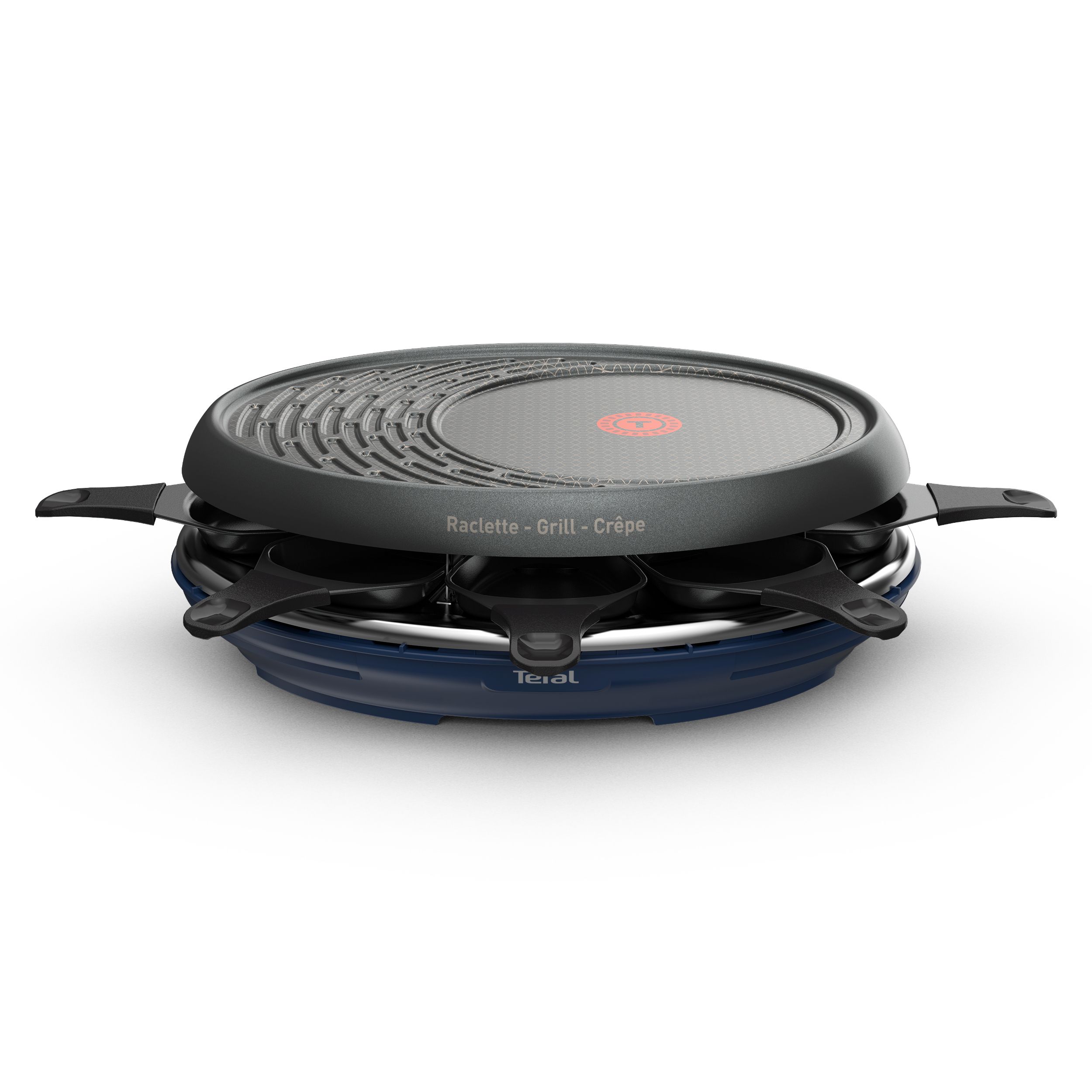 Tefal RE3104, 8 person(er), Termoplast, Sort, Blå, Rund, 1050 W, 325 mm billede 2