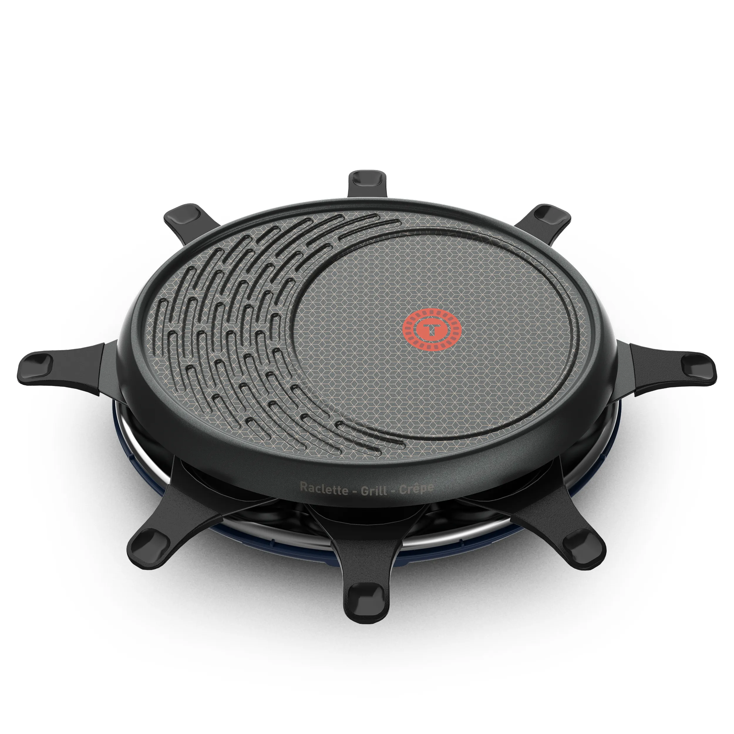 Tefal RE3104, 8 person(er), Termoplast, Sort, Blå, Rund, 1050 W, 325 mm billede 1