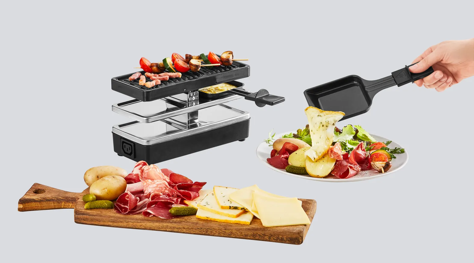 Tefal RE2308, 2 person(er), Sort, Sølv, Rektangulær, 1,1 m, 400 W, 148 mm billede 4