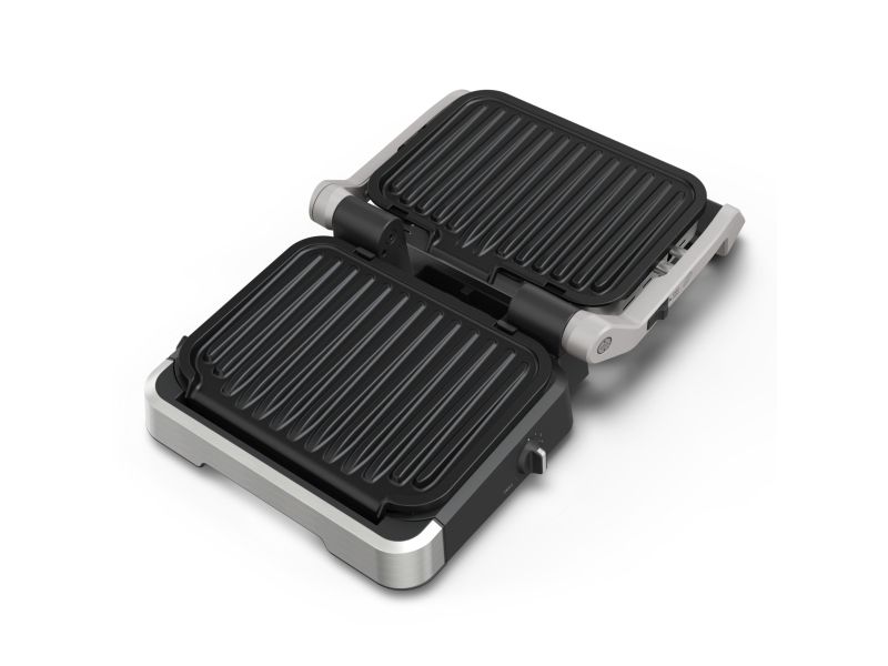 Tefal OptiGrill 4in1 GC774D, Rustfrit stål, Metal, Rektangulær, Knapper, 600 cm², 30 x 20 mm