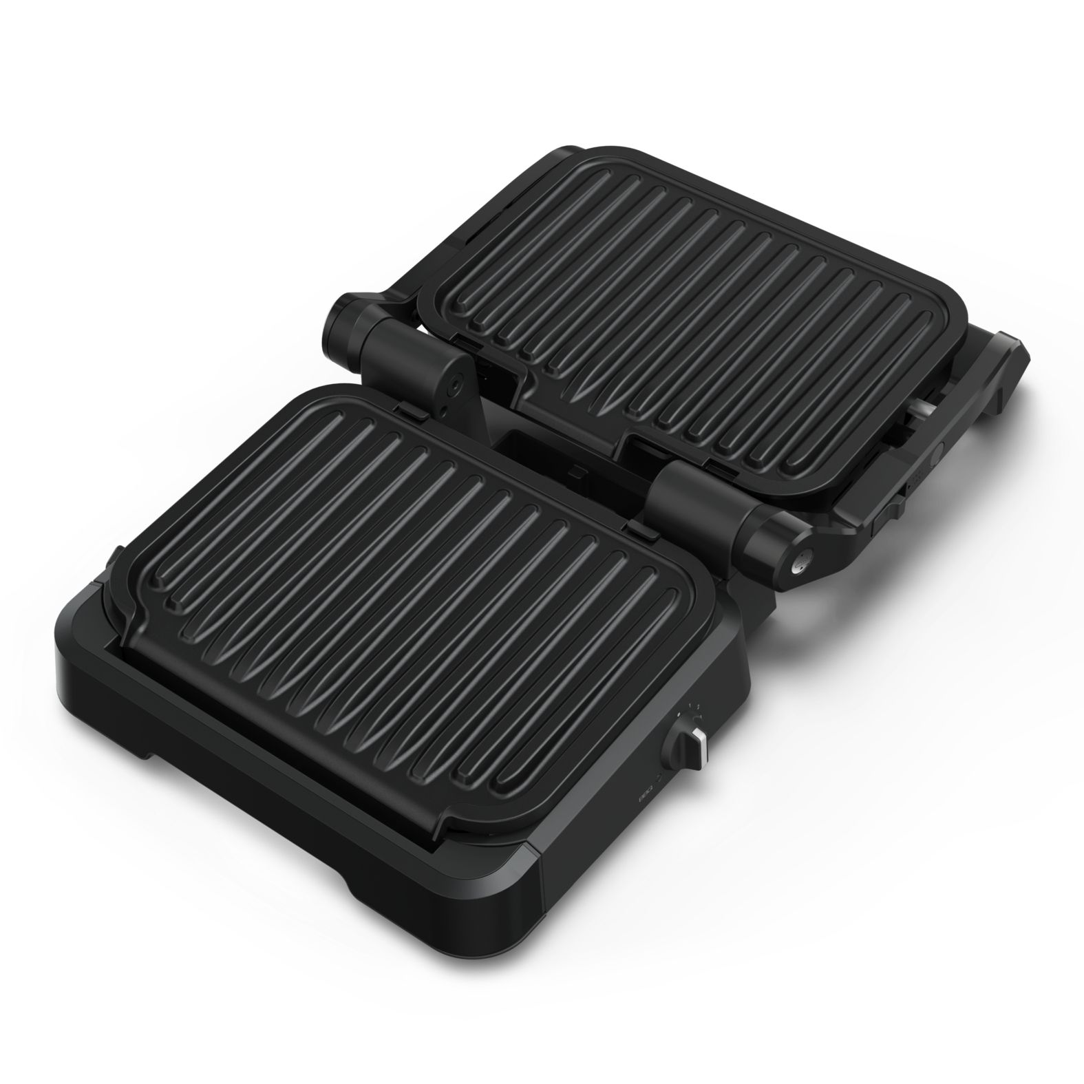 Tefal OptiGrill 4in1 GC7748, Sort, Metal, Rektangulær, Knapper, 600 cm², 300 x 200 mm billede 4