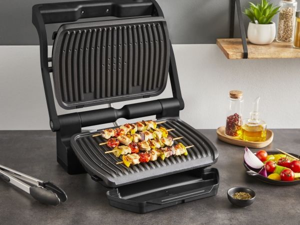 Tefal OptiGrill + GC717810, Sort, Rektangulær, Knapper, 600 cm², 300 x 200 mm, 1 zone(s) billede 4