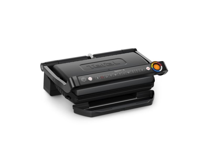 Tefal Optigrill+ XL GC727810, Sort, Metal, Rektangulær, Knapper, 800 cm², 400 x 200 mm