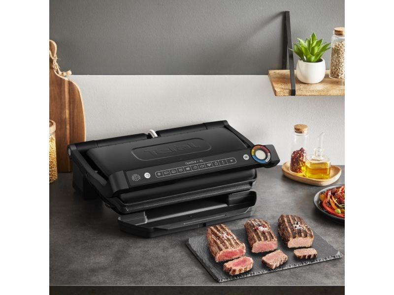 Tefal Optigrill+ XL GC727810, Sort, Metal, Rektangulær, Knapper, 800 cm², 400 x 200 mm billede 3