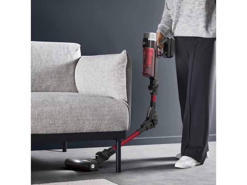 Rowenta X-Force Flex 9.60 RH2099WO, 2-i-1 stangstøvsuger, Poseløs, Sort, Rød, 0,44 L, Rektangulær, Dry billede 4