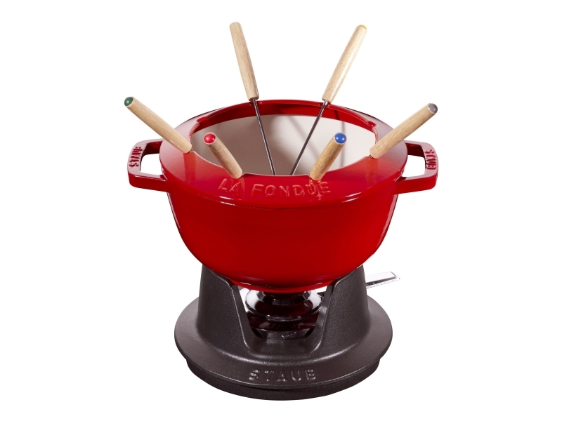 Staub La Fondue 18cm Cherry Red, Cast Iron