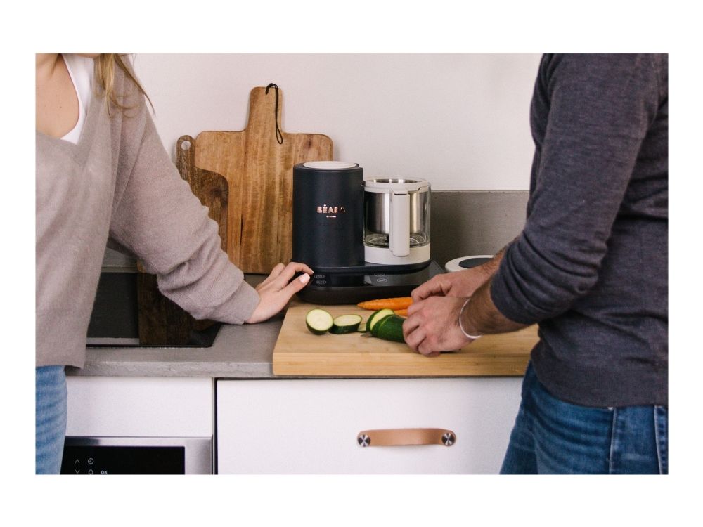 Beaba Babycook Smart - Baby blender/damper - 1.25 liter - antracit-grå billede 1