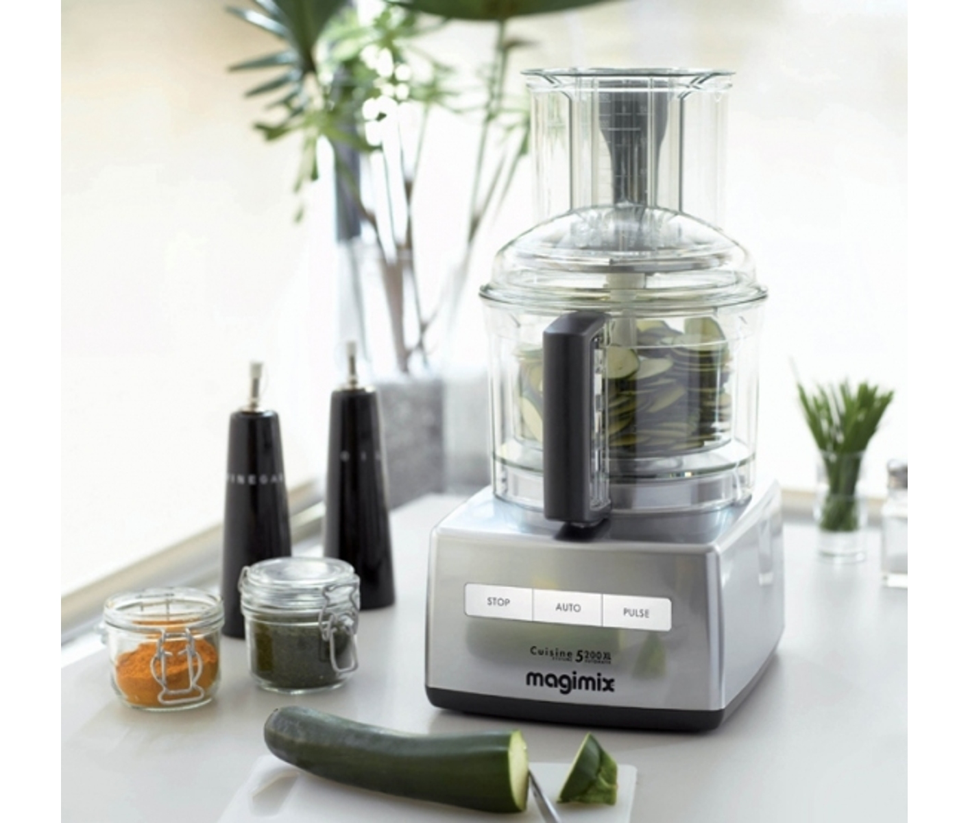 Magimix CS5200 XL foodprocessor mat krom billede 8