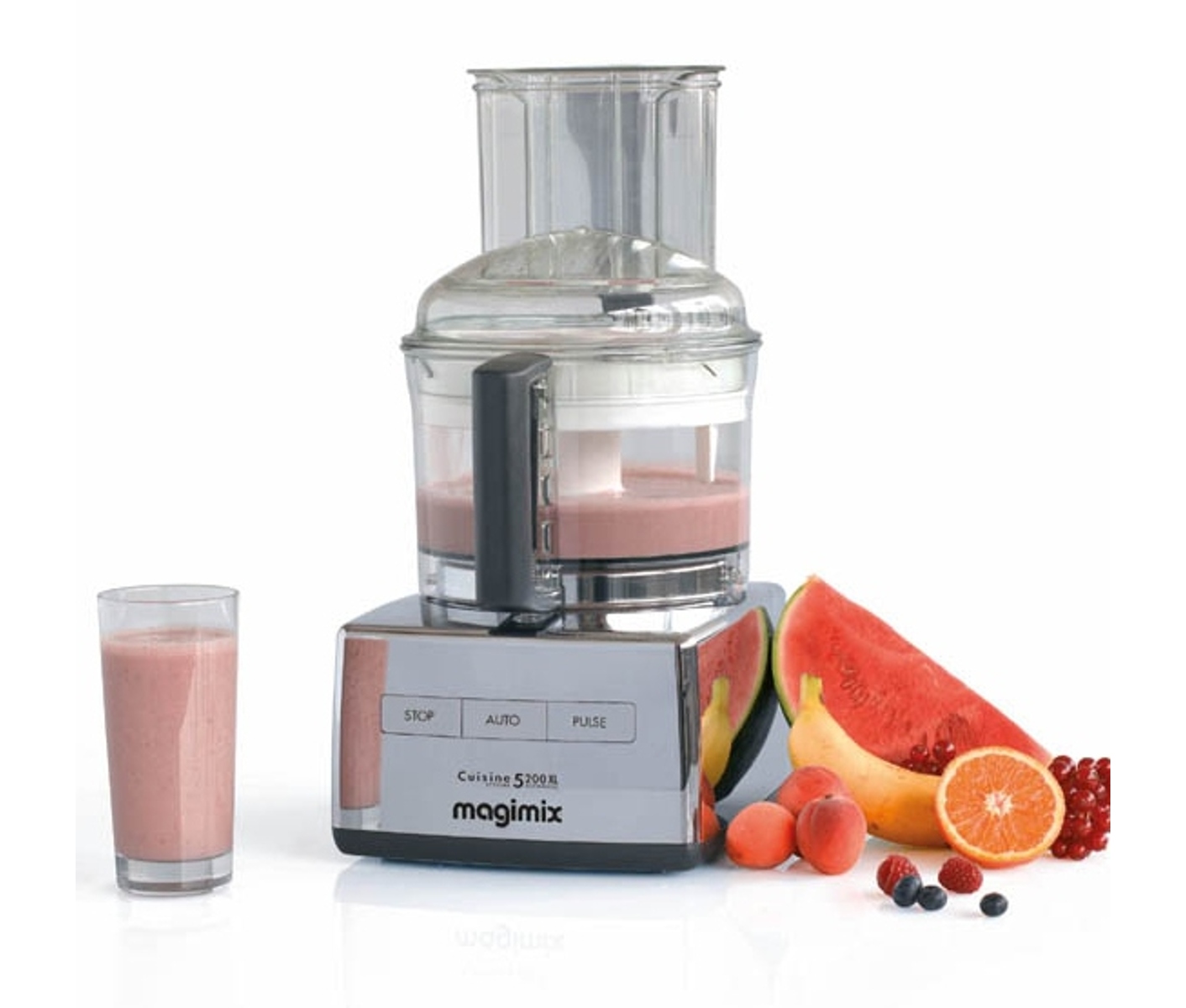 Magimix CS5200 XL foodprocessor mat krom billede 4