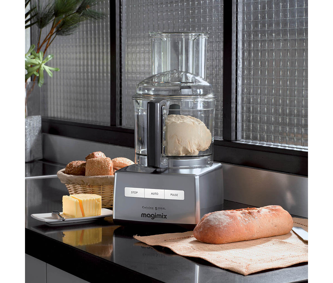 Magimix CS5200 XL foodprocessor mat krom billede 6