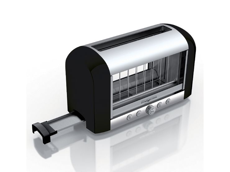 Magimix Le Toaster Vision - Brødrister - 2 skive - 1 Holdere - sort
