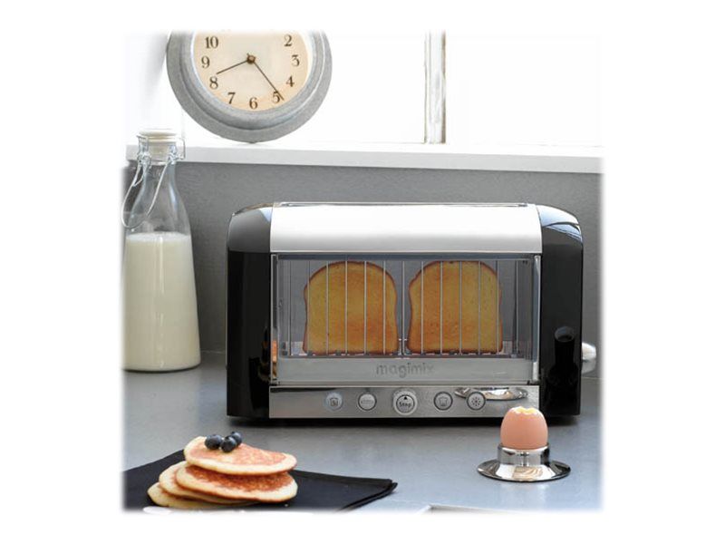 Magimix Le Toaster Vision - Brødrister - 2 skive - 1 Holdere - sort
