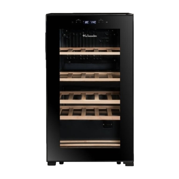 La Sommelière SLS32DZBLACK, Thermo vinkøler, Fritstående, 32 flaske(r), 90 W, G, Sort billede 1