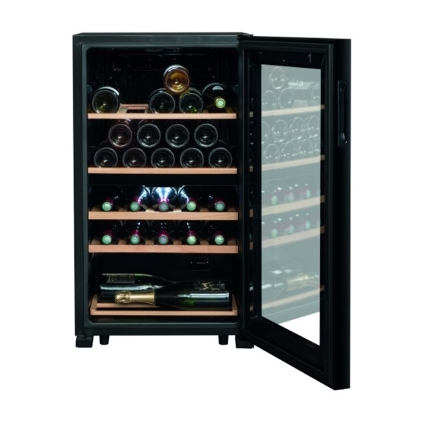 La Sommelière SLS32DZBLACK, Thermo vinkøler, Fritstående, 32 flaske(r), 90 W, G, Sort billede 4