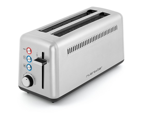 Riviera &amp Bar QGP 480, 2 disk(er), Rustfrit stål, Rustfrit stål, Knopper, CE, 1500 W