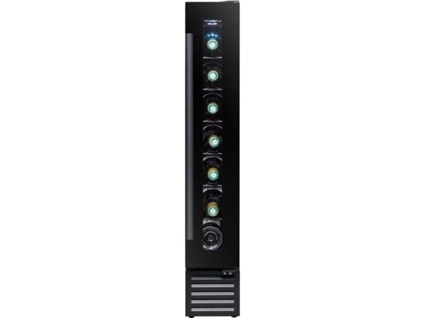 Climadiff CBU7S1B, Under bordplade, 7 flaske(r), F, Indvendig belysning, Sort