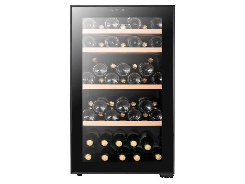 Climadiff CEPAGE52F, Vin køleboks, Fritstående, 52 flaske(r), 85 W, F, Sort