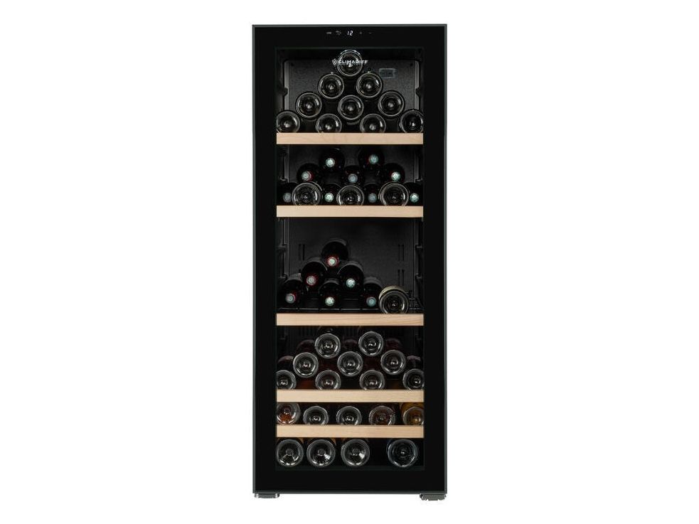 Climadiff CEPAGE108, Vin køleboks, Fritstående, 108 flaske(r), 85 W, G, Sort billede 3