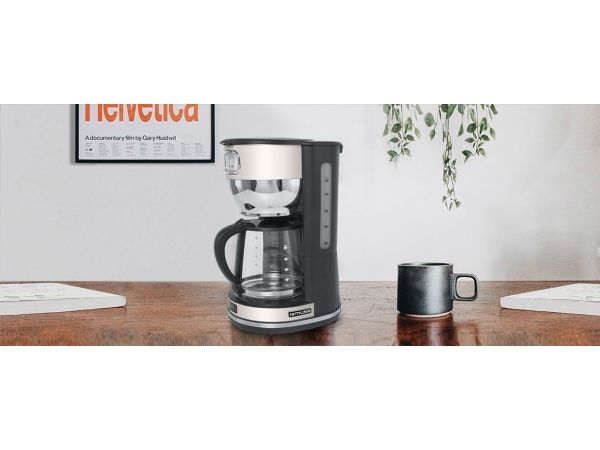 Muse MS-220 SC, Dråbe kaffemaskine, 1,4 L, Malet kaffe, 1000 W, Hvid
