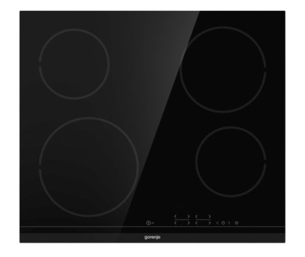 Gorenje ECT641BCSC, Sort, Indbygget, 60 cm, Keramisk, Keramisk, 4 zone(s)