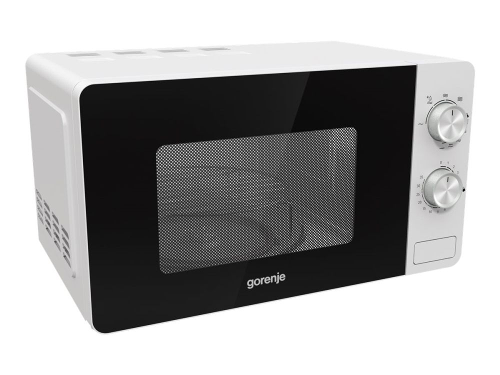Gorenje Essential MO20E2W - Mikrobølgeovn med grill - 20 liter - 800 W - hvid