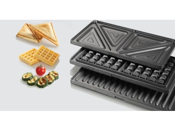 Gorenje Life Collection SM703GCG - Toast maskine / vaffelbager / grill - 700 W