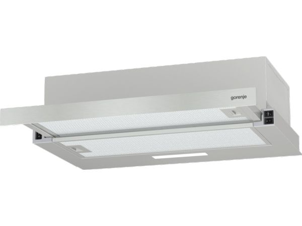 Gorenje TH60E3X, 350 m³/t, Aftræk/Recirkulerende, E, A, B, 67 dB