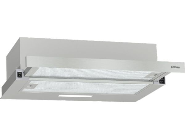 Gorenje TH60E3X, 350 m³/t, Aftræk/Recirkulerende, E, A, B, 67 dB