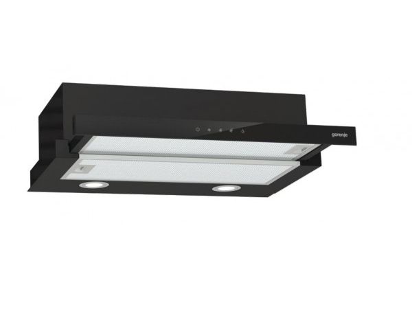 Gorenje TH64E3BG, 350 m³/t, Aftræk/Recirkulerende, E, A, B, 67 dB