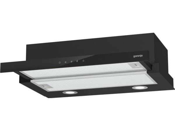 Gorenje TH64E3BG, 350 m³/t, Aftræk/Recirkulerende, E, A, B, 67 dB