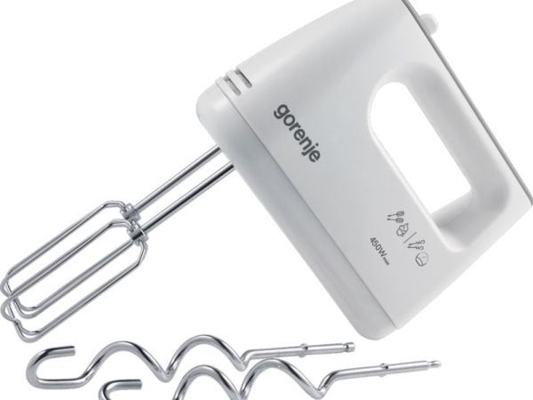 Gorenje M420CW Mixer, Hand, Power 450 W, 5 speeds, White