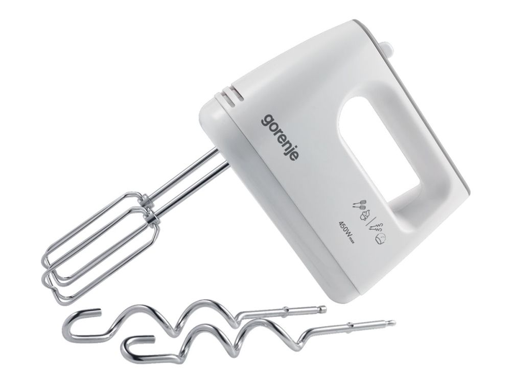 Gorenje M420CW Mixer, Hand, Power 450 W, 5 speeds, White